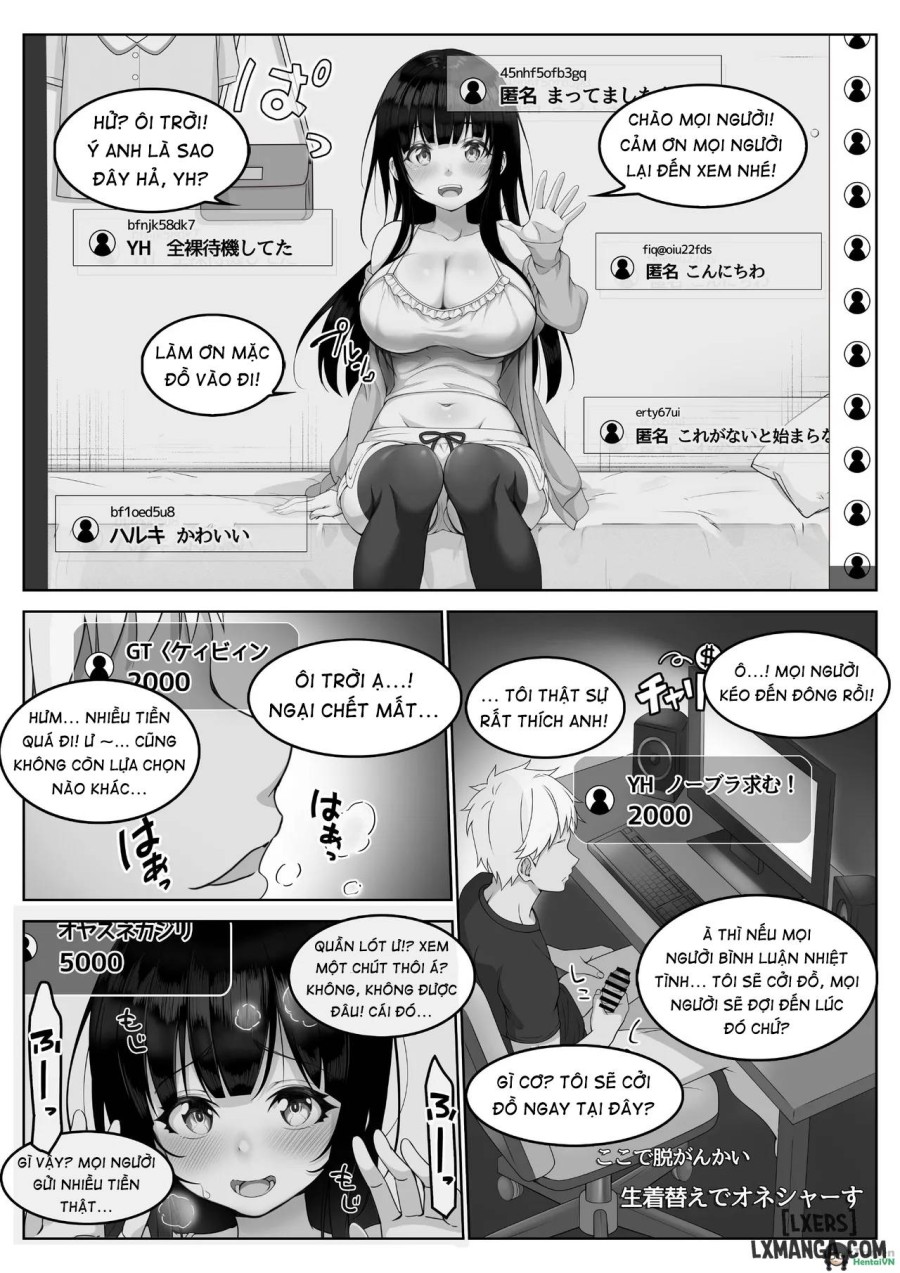 Streamer ‐ Neat and clean, she cha't atand the pleasure 