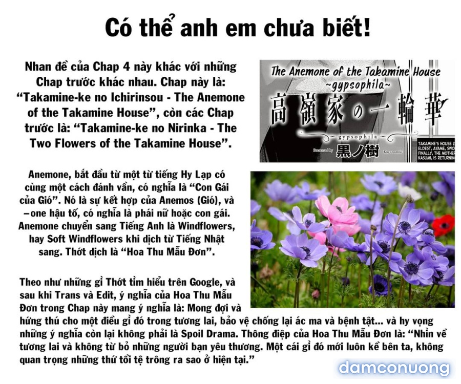 Hai đóa hoa nhà Takamine 