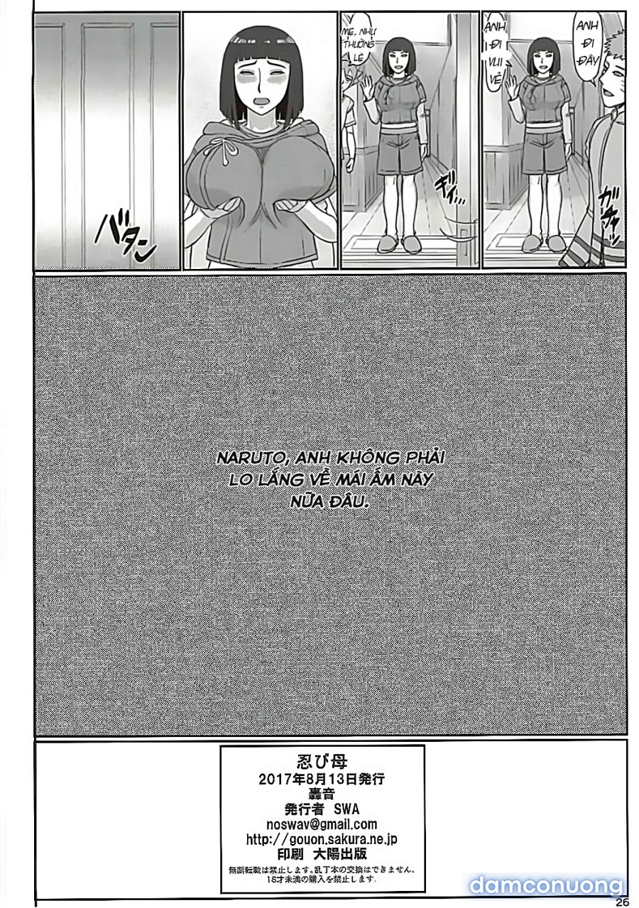 Hinata và con trai 