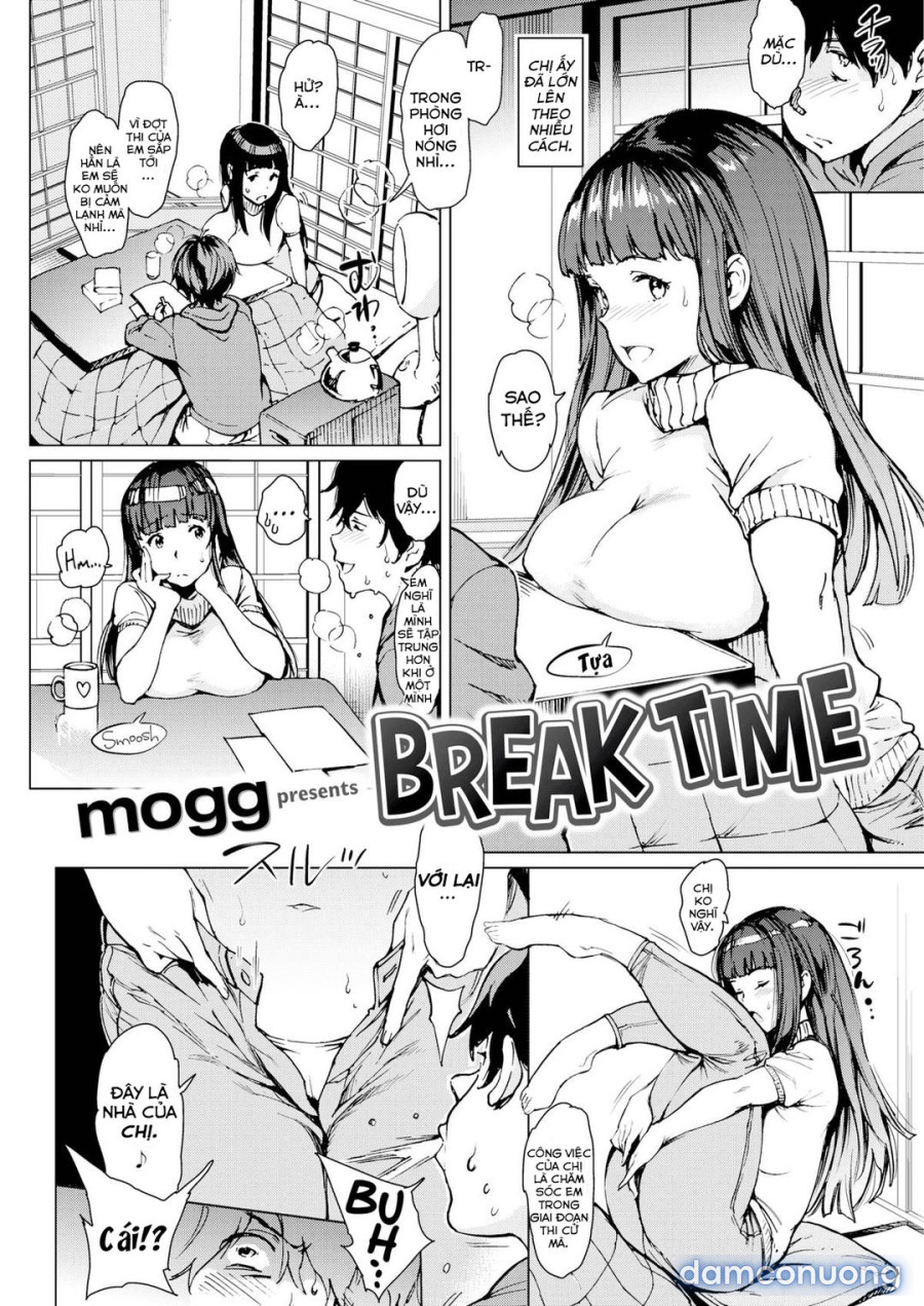 Giải lao cùng chị họ 