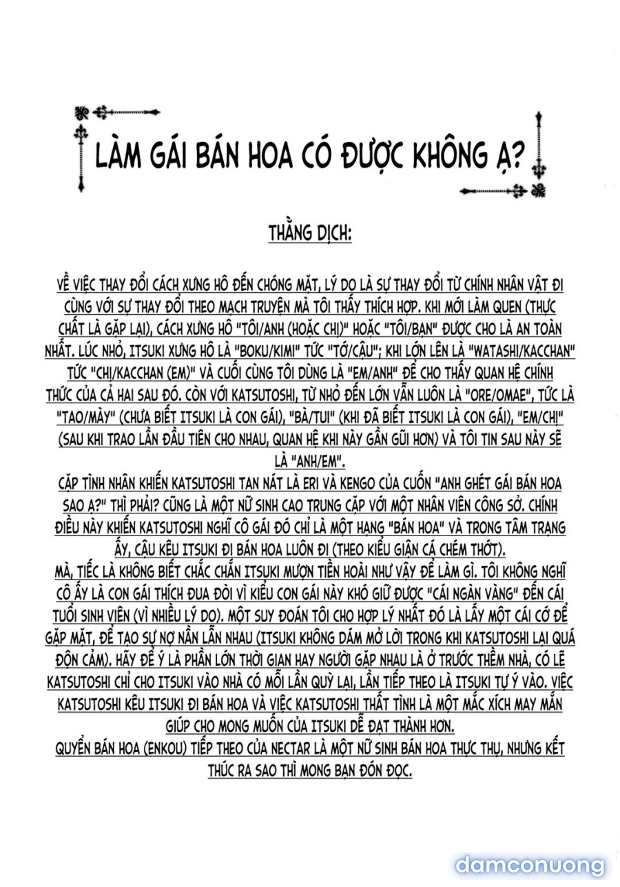 Làm Gái Bán Hoa Được Chứ? 