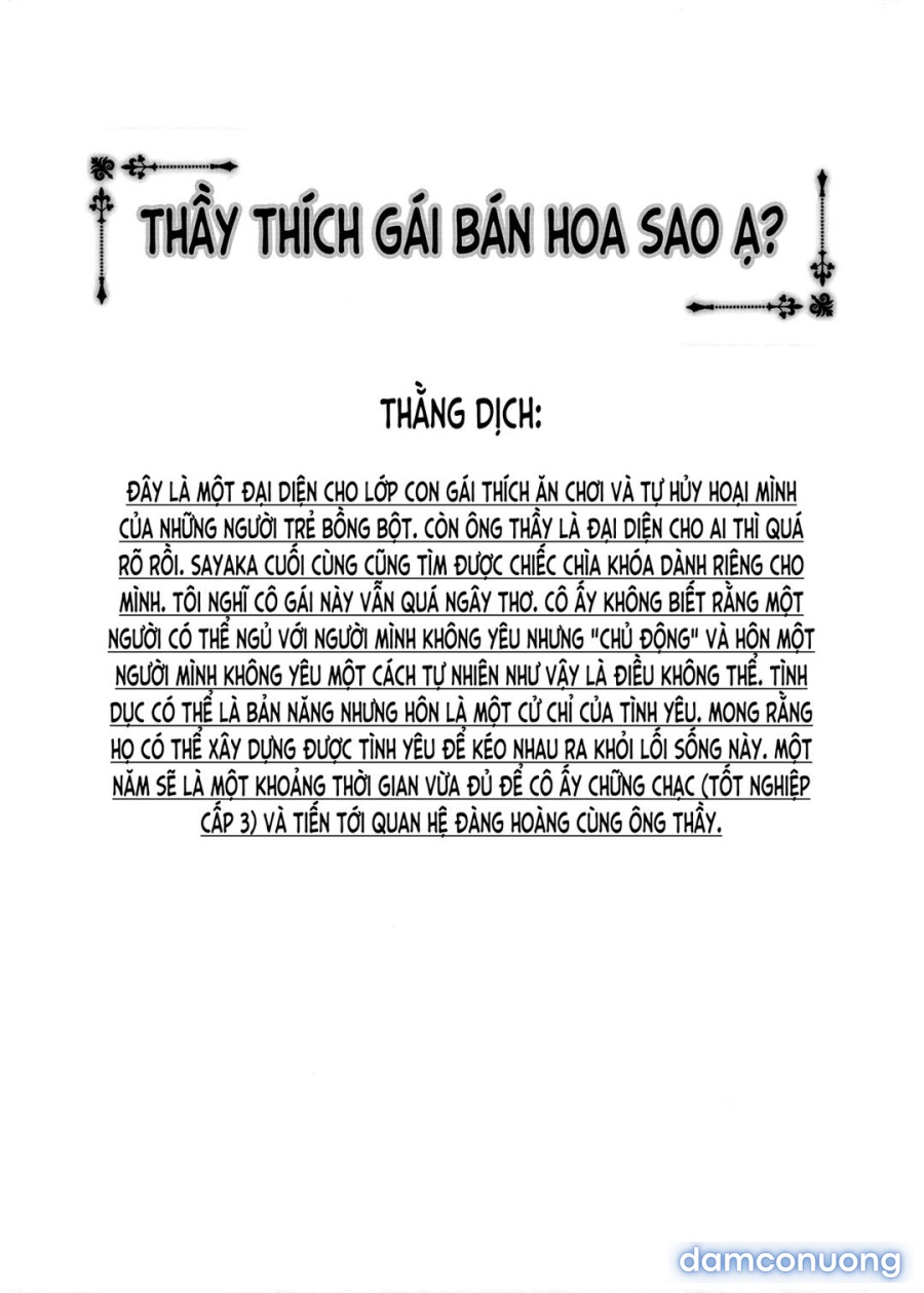 Thầy thích gái ngành như em chứ? 