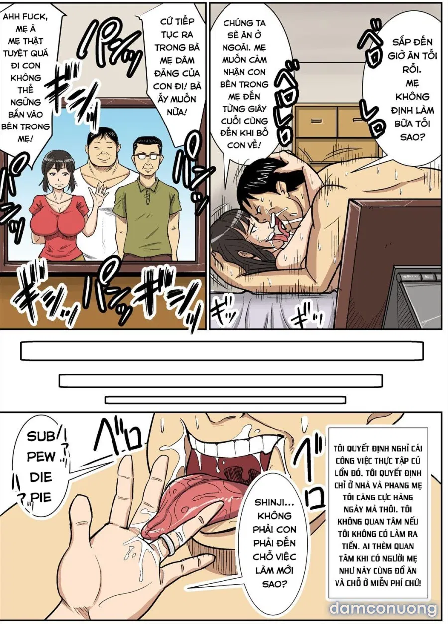 Shinji và mẹ 