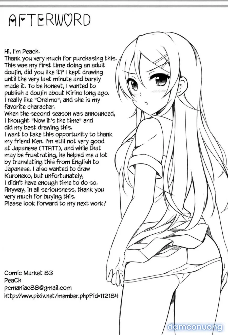 Tôi muốn tiếp tục ghẹo Kirino-chan 