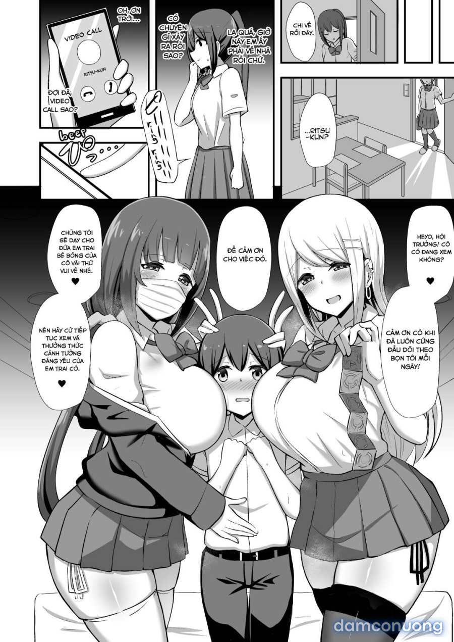 Morality's Downfall -Little Brother Stolen by Lecher JK Gyaru Duo 