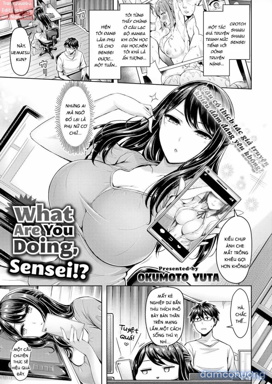 Sensei làm trò gì vậy? 