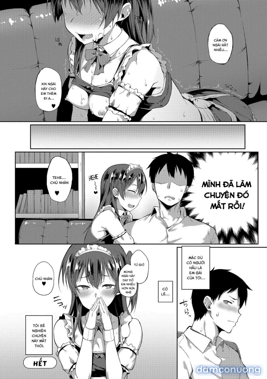 Em gái nhỏ làm hầu gái 