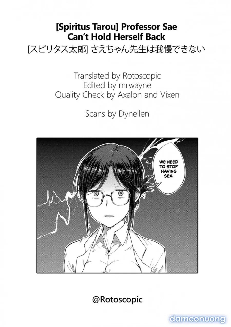 Sae-chan sensei hết kiềm chế nổi nữa rồi 