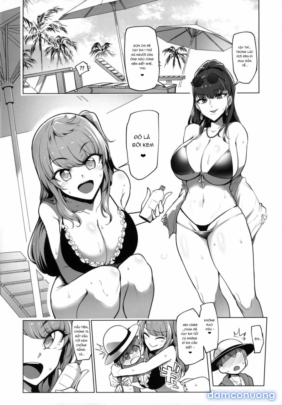 Odekake Shita no wa H na Gal Onee-chan-tachi to no Umi deshita 