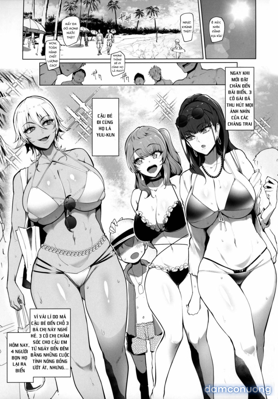 Odekake Shita no wa H na Gal Onee-chan-tachi to no Umi deshita 