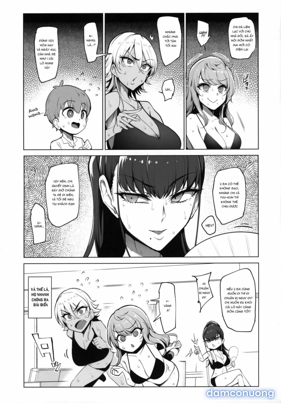 Odekake Shita no wa H na Gal Onee-chan-tachi to no Umi deshita 