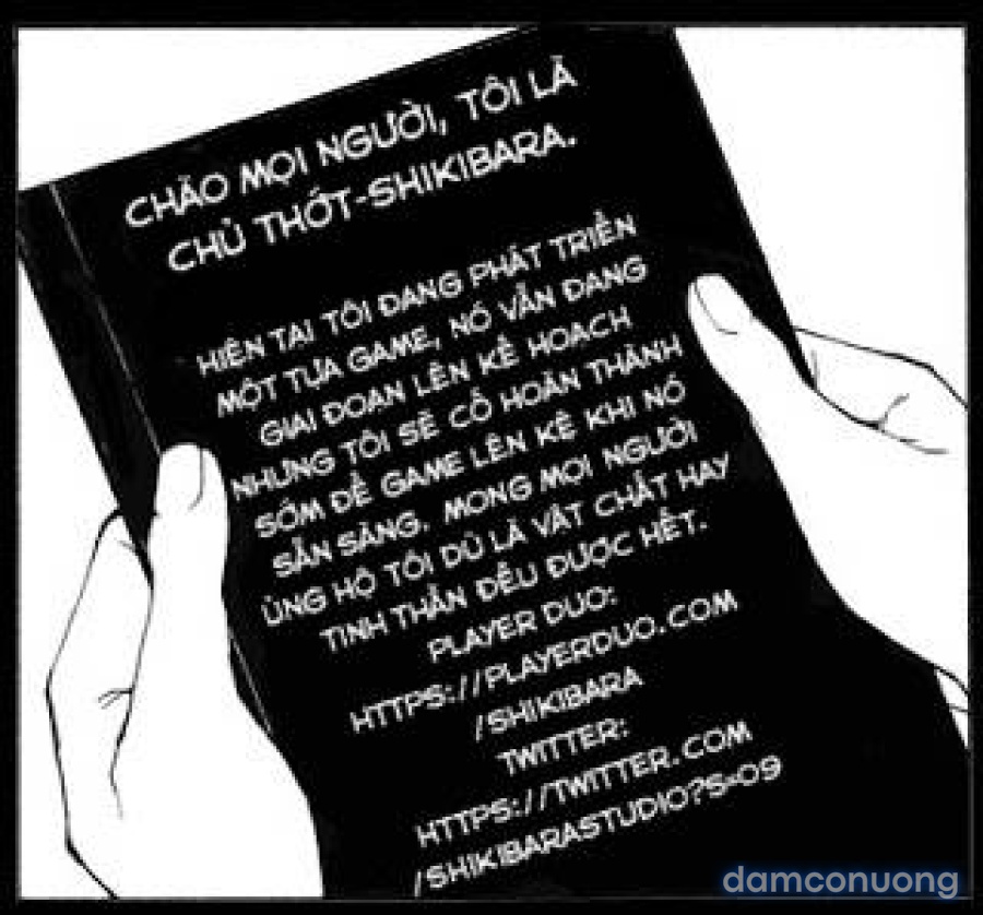 Trong sân nhà của Miwa-san 