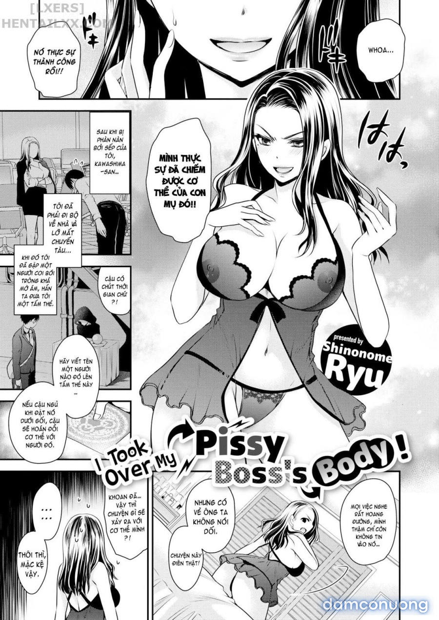 I Took Over My Pissy Boss’s Body! 