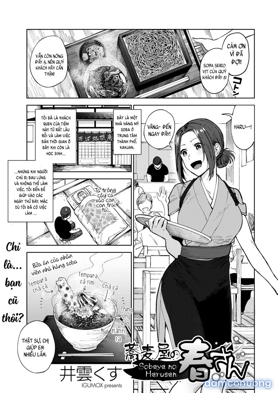 The Soba Restaurant's Haru-san 