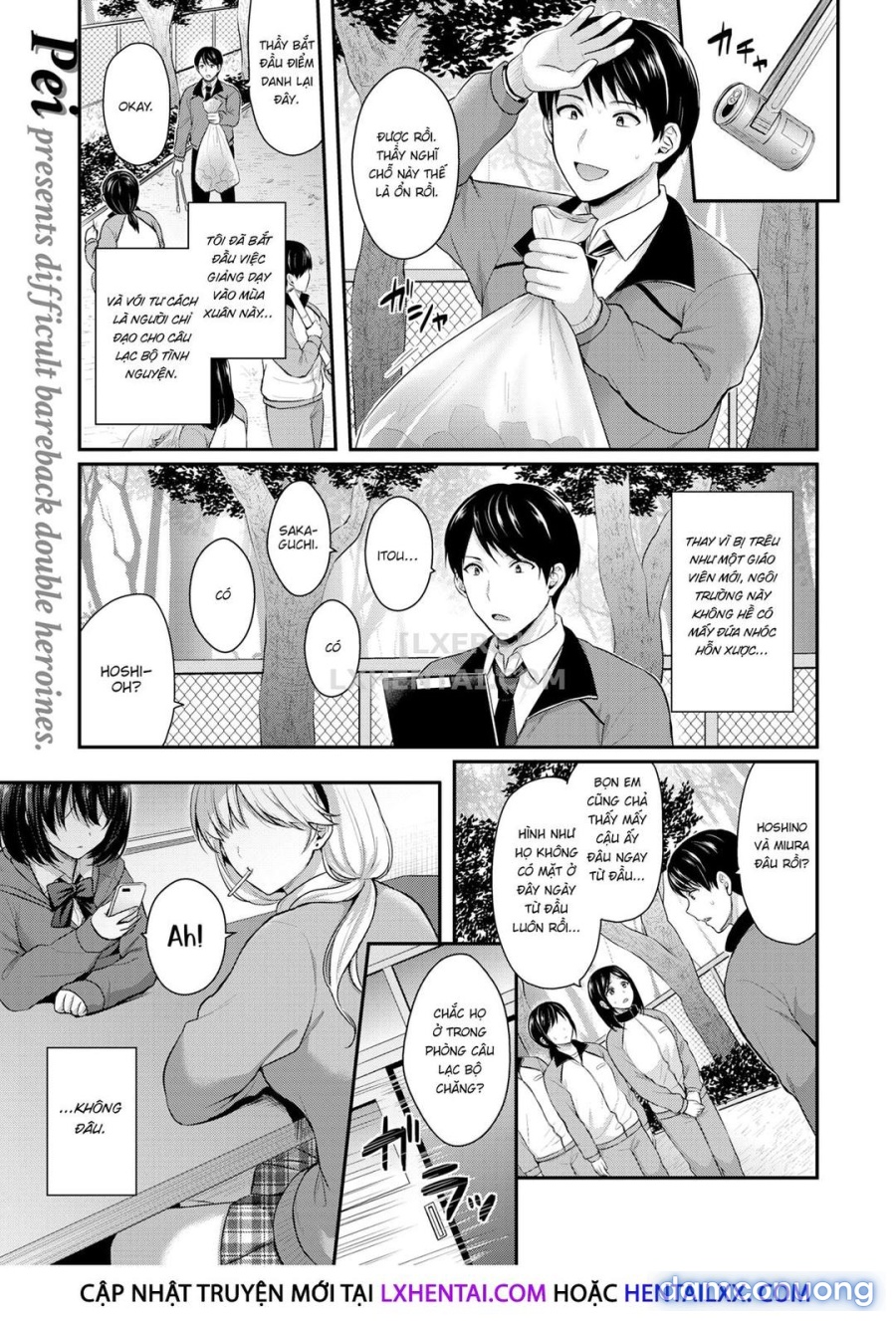 Sensei... thầy muốn đút vào ai? 