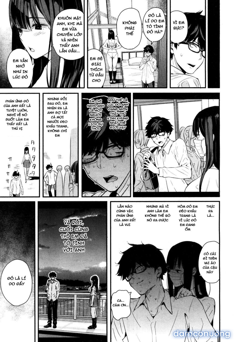 Wakatsuki, cởi khẩu trang ra đi em! 