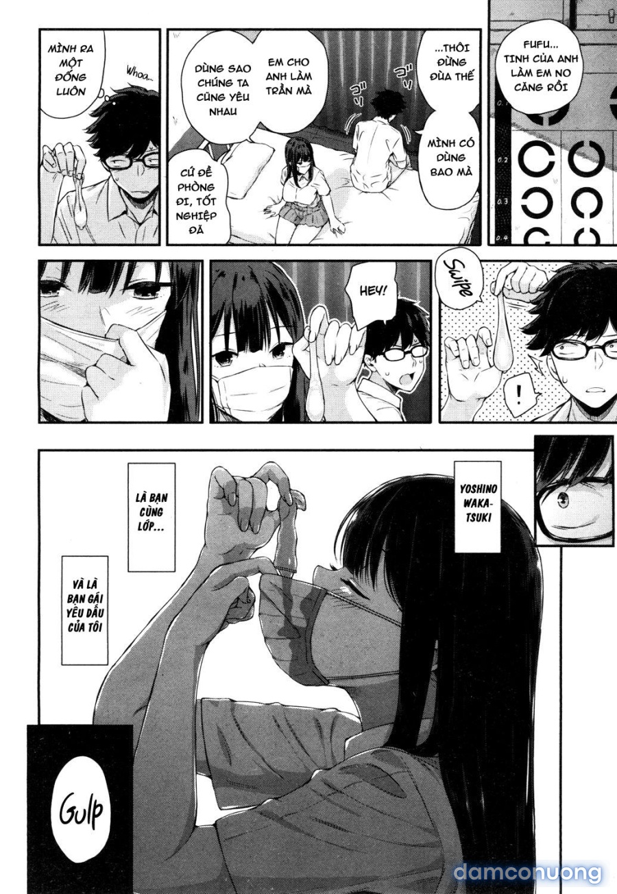 Wakatsuki, cởi khẩu trang ra đi em! 