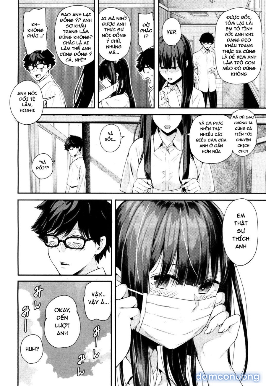 Wakatsuki, cởi khẩu trang ra đi em! 