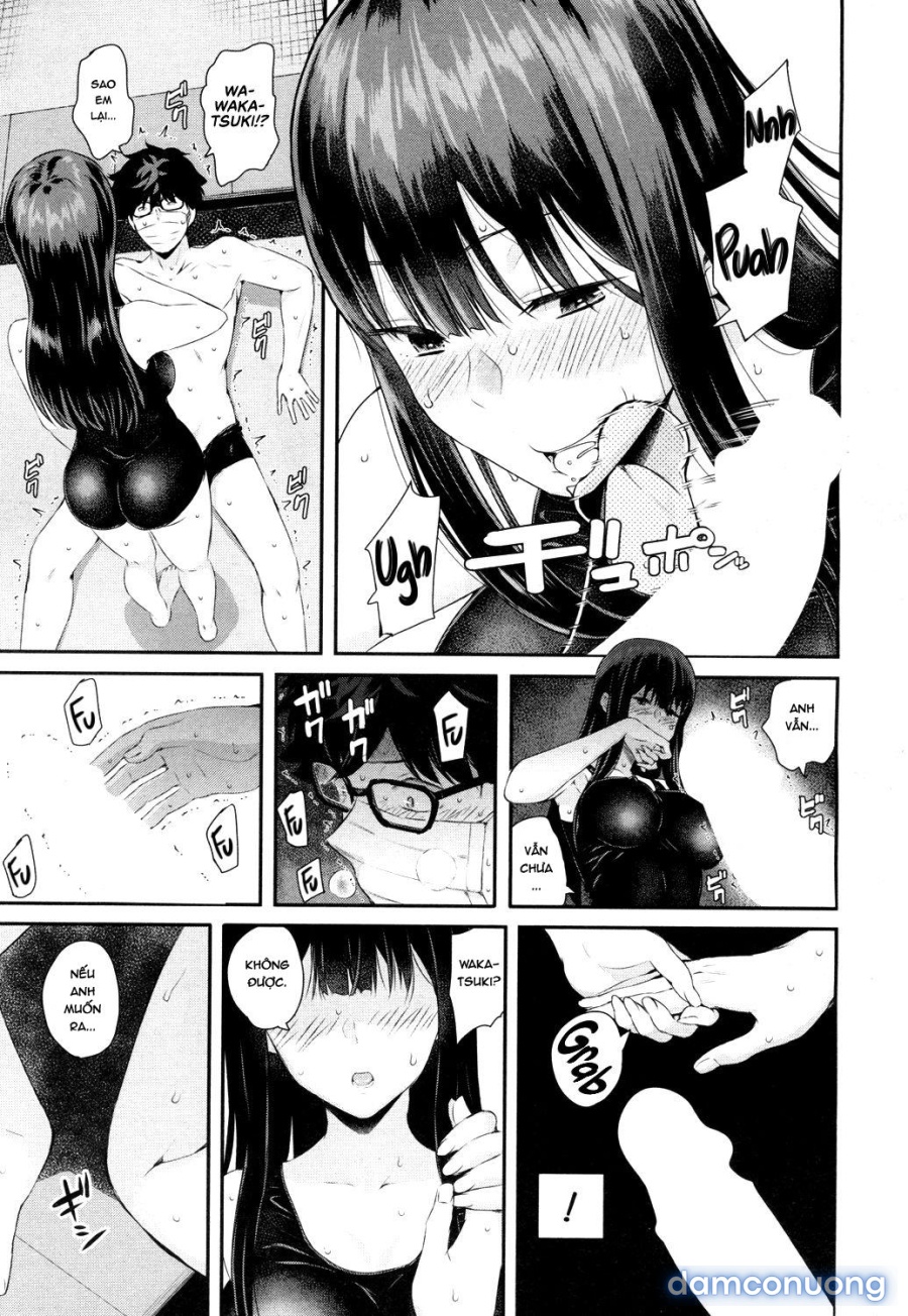 Wakatsuki, cởi khẩu trang ra đi em! 