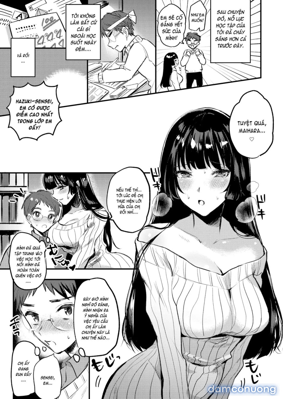 Hazuki Sensei Quá Sexy Làm Tôi Không Tập Trung Nổi 