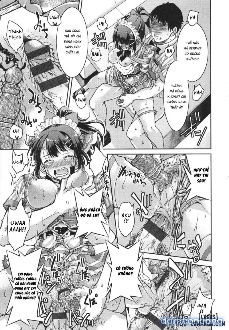 Toretate Famiresu Senpai wo Gyuutto Shibatta Gochisou Don 
