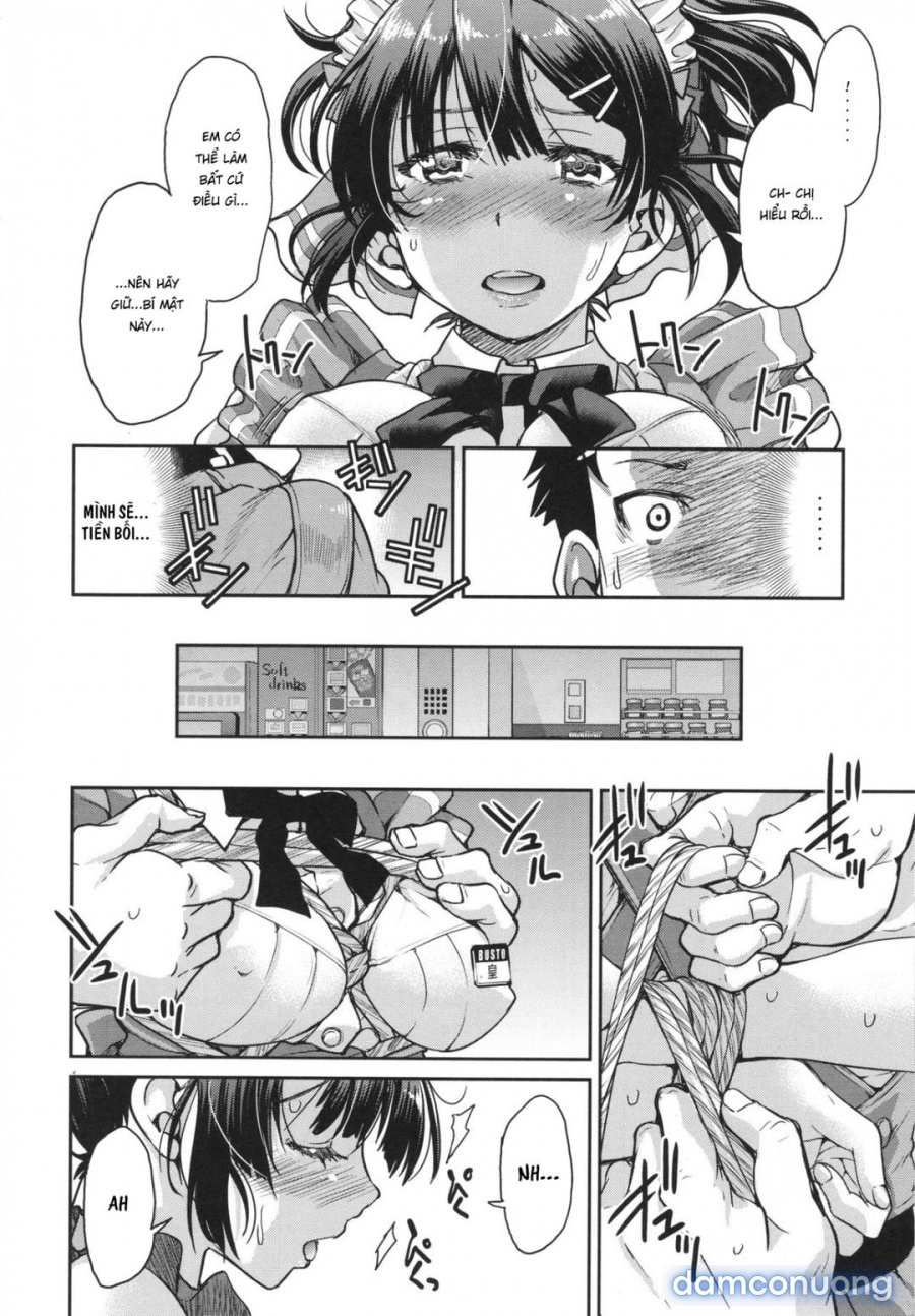 Toretate Famiresu Senpai wo Gyuutto Shibatta Gochisou Don 