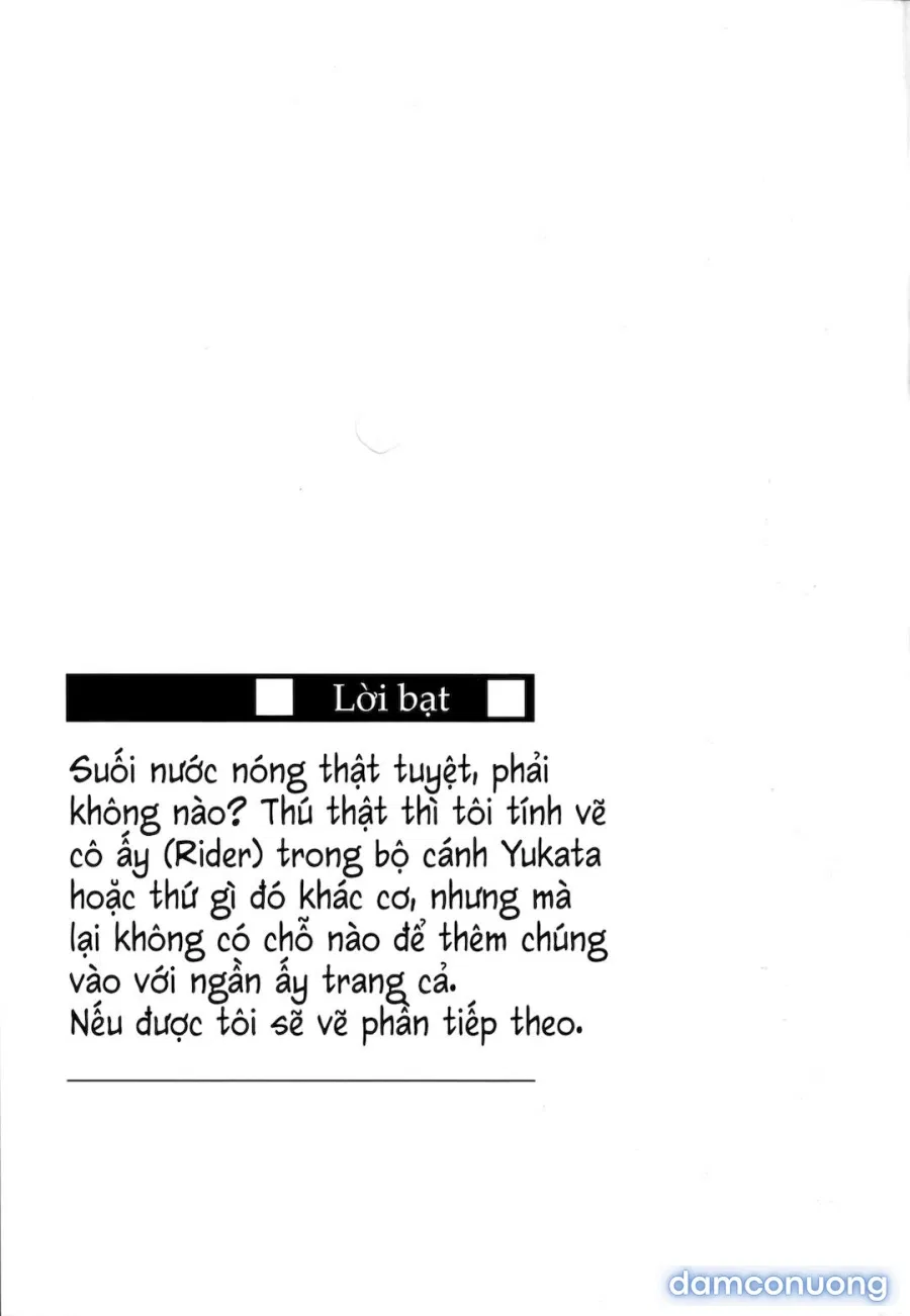 Tắm suối nước nóng cùng Raider-san 