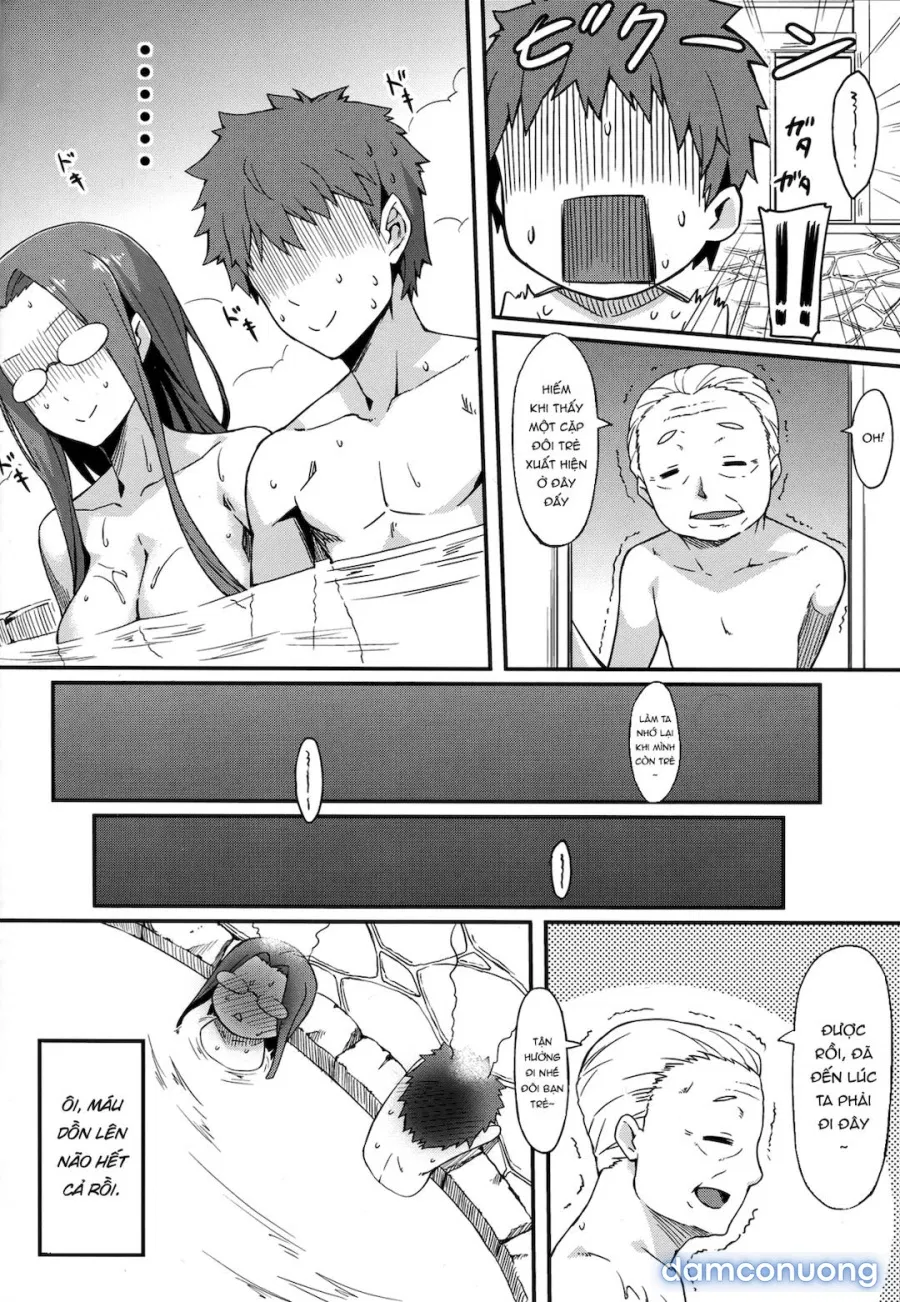 Tắm suối nước nóng cùng Raider-san 