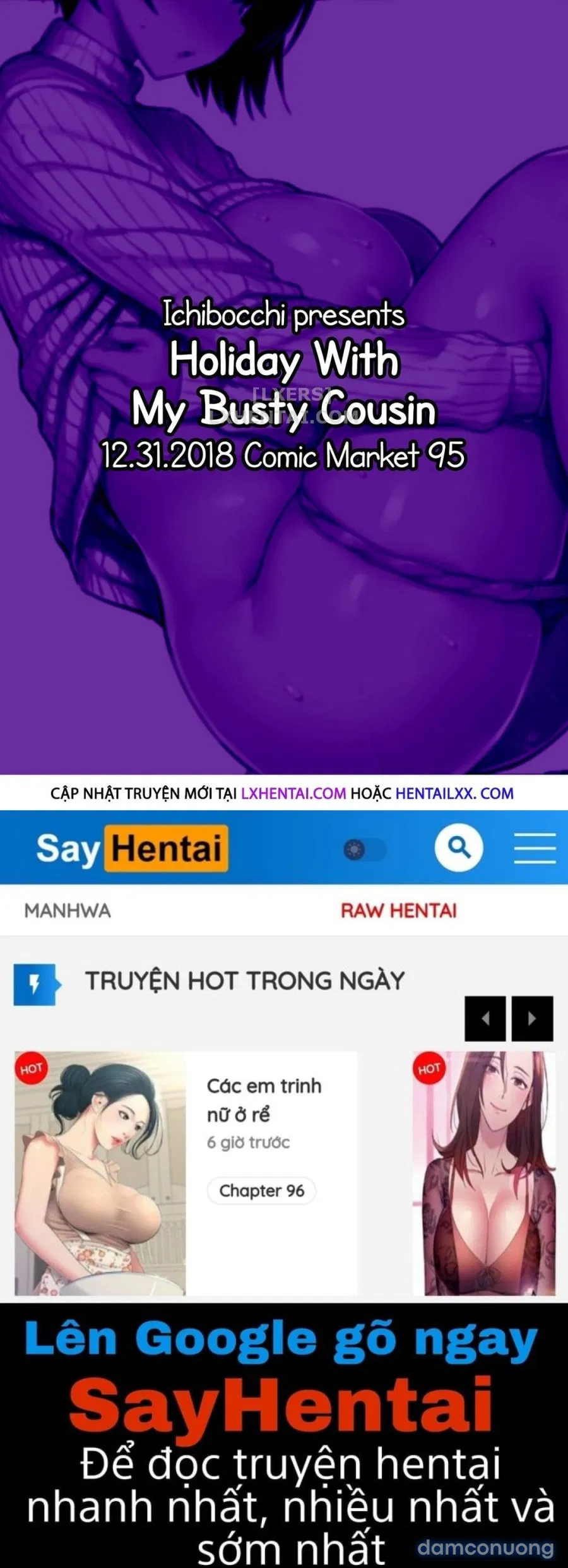 Kì nghỉ cùng người chị họ ngực khủng 