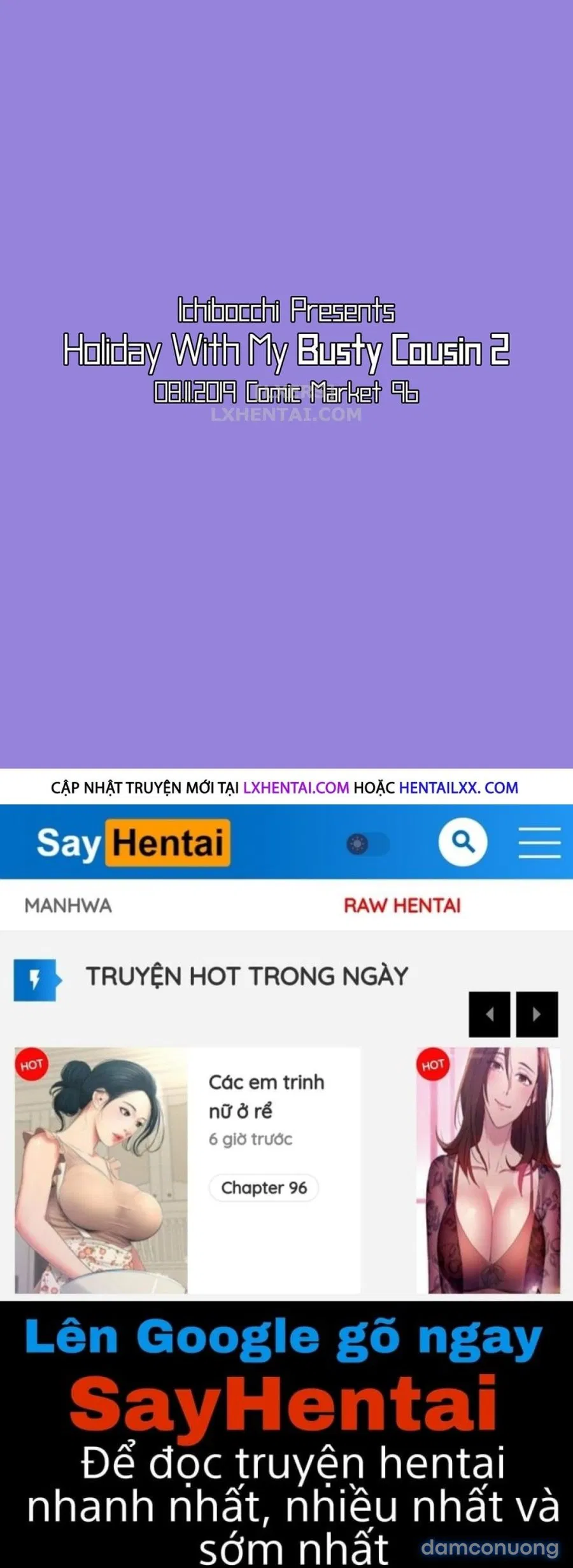 Kì nghỉ cùng người chị họ ngực khủng 