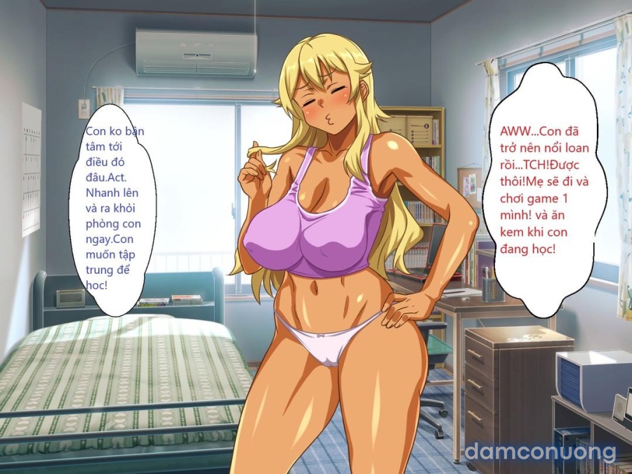 Cứ để đó cho người mẹ gyaru dâm đãng của con 