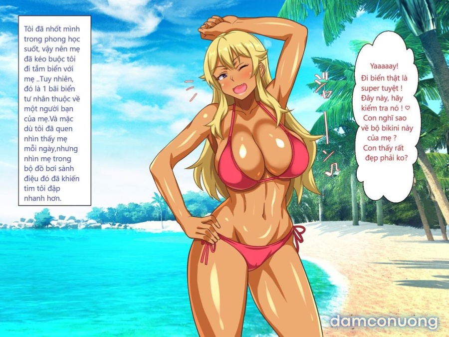 Cứ để đó cho người mẹ gyaru dâm đãng của con 