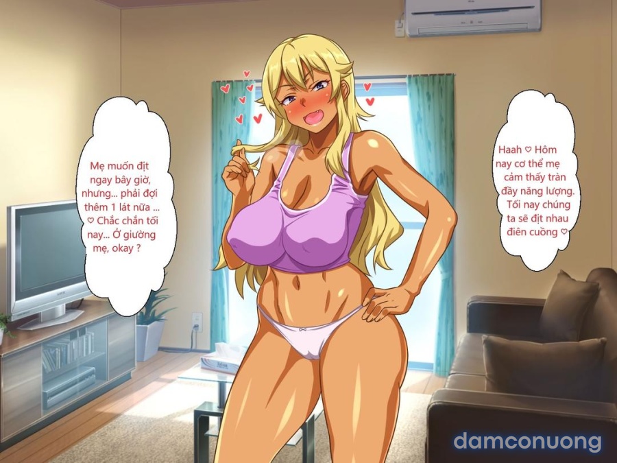 Cứ để đó cho người mẹ gyaru dâm đãng của con 