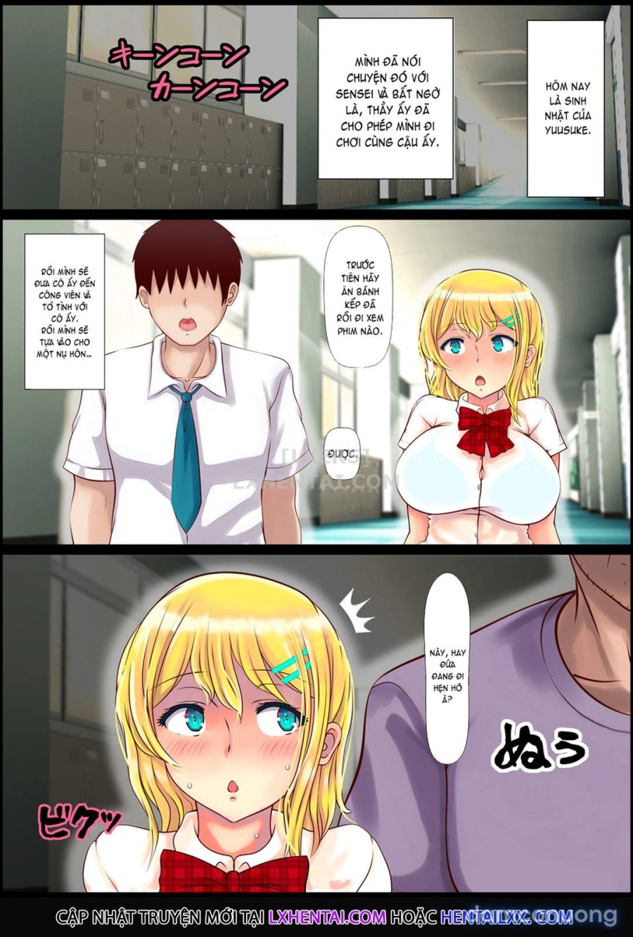 Blond Joshi Ryuugakusei Tanetsuke Press Namahame Taiken 
