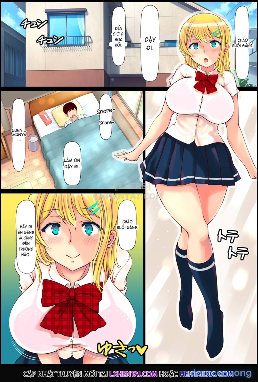 Blond Joshi Ryuugakusei Tanetsuke Press Namahame Taiken 