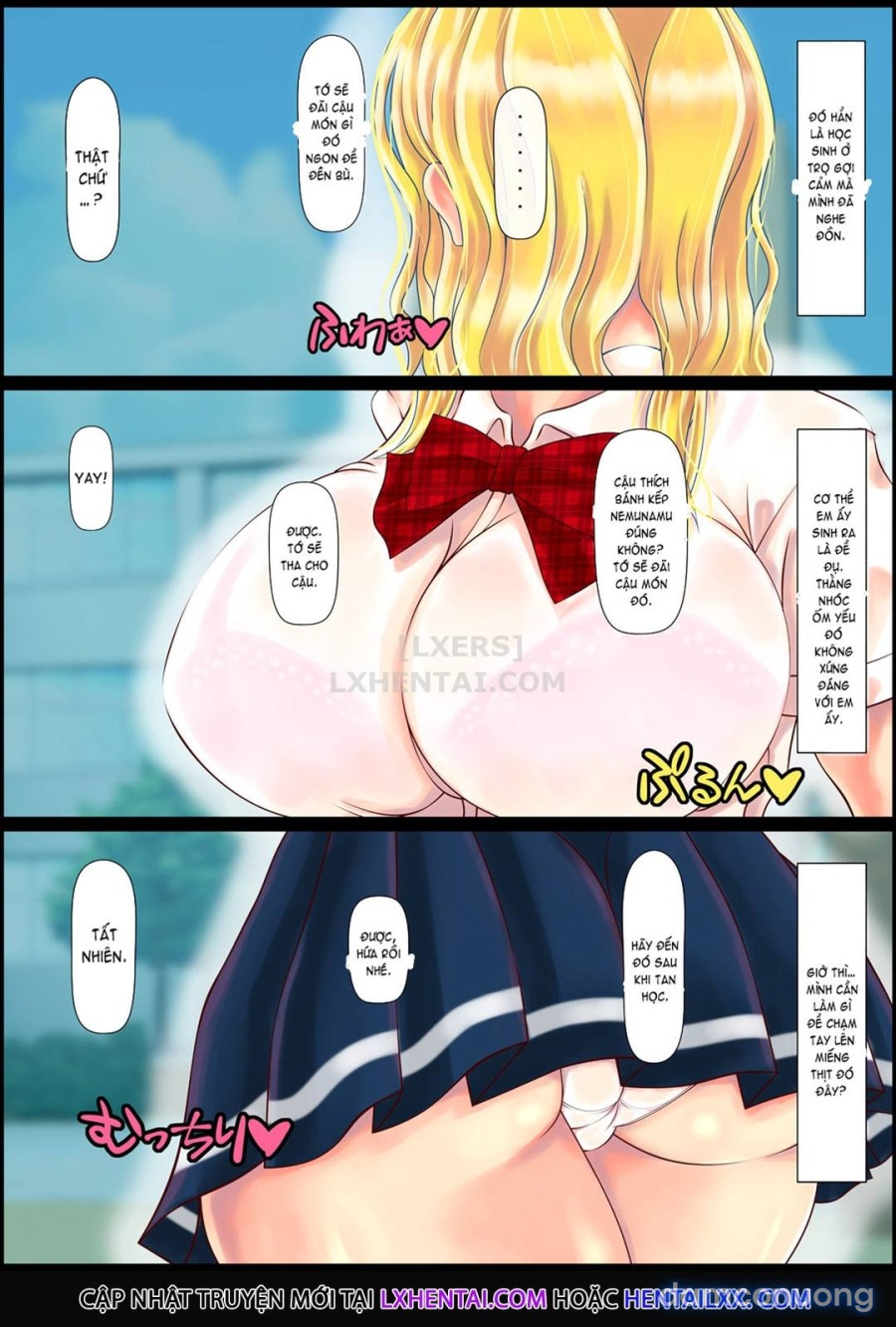 Blond Joshi Ryuugakusei Tanetsuke Press Namahame Taiken 
