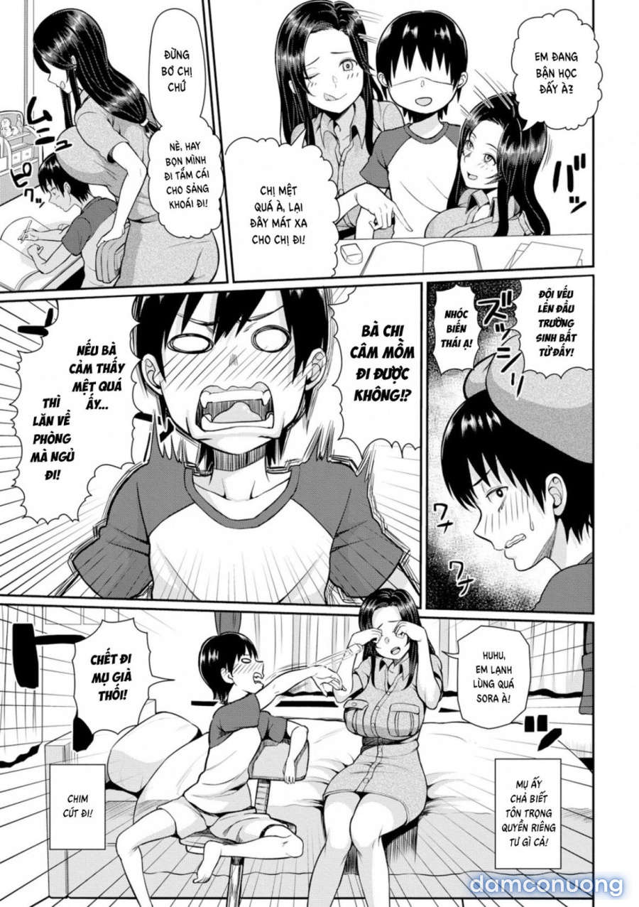 Freeloader College Girl and Shota Boy 