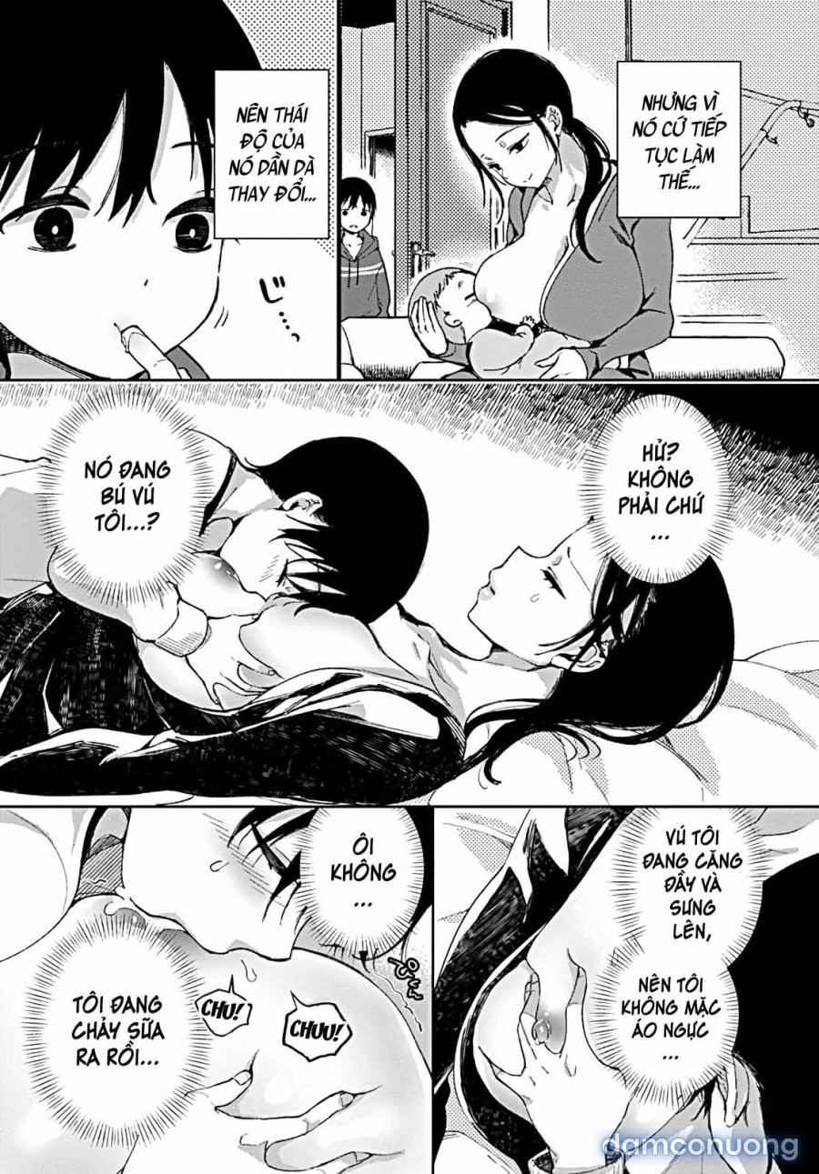 Jitsubo no Kyonyuu o Musaboru Shota wa Aijou to Bonyuu o Sosogareru 