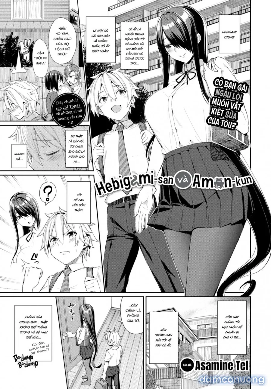 Cặp đũa lệch Hebigami-san và Amon-kun 