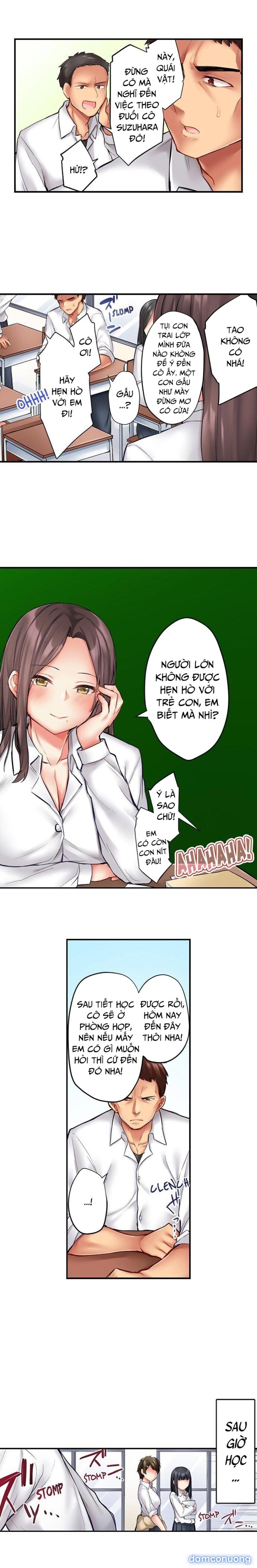 Nếu đã thấy vú cô rồi thì làm sao em không bú nó được đây… 