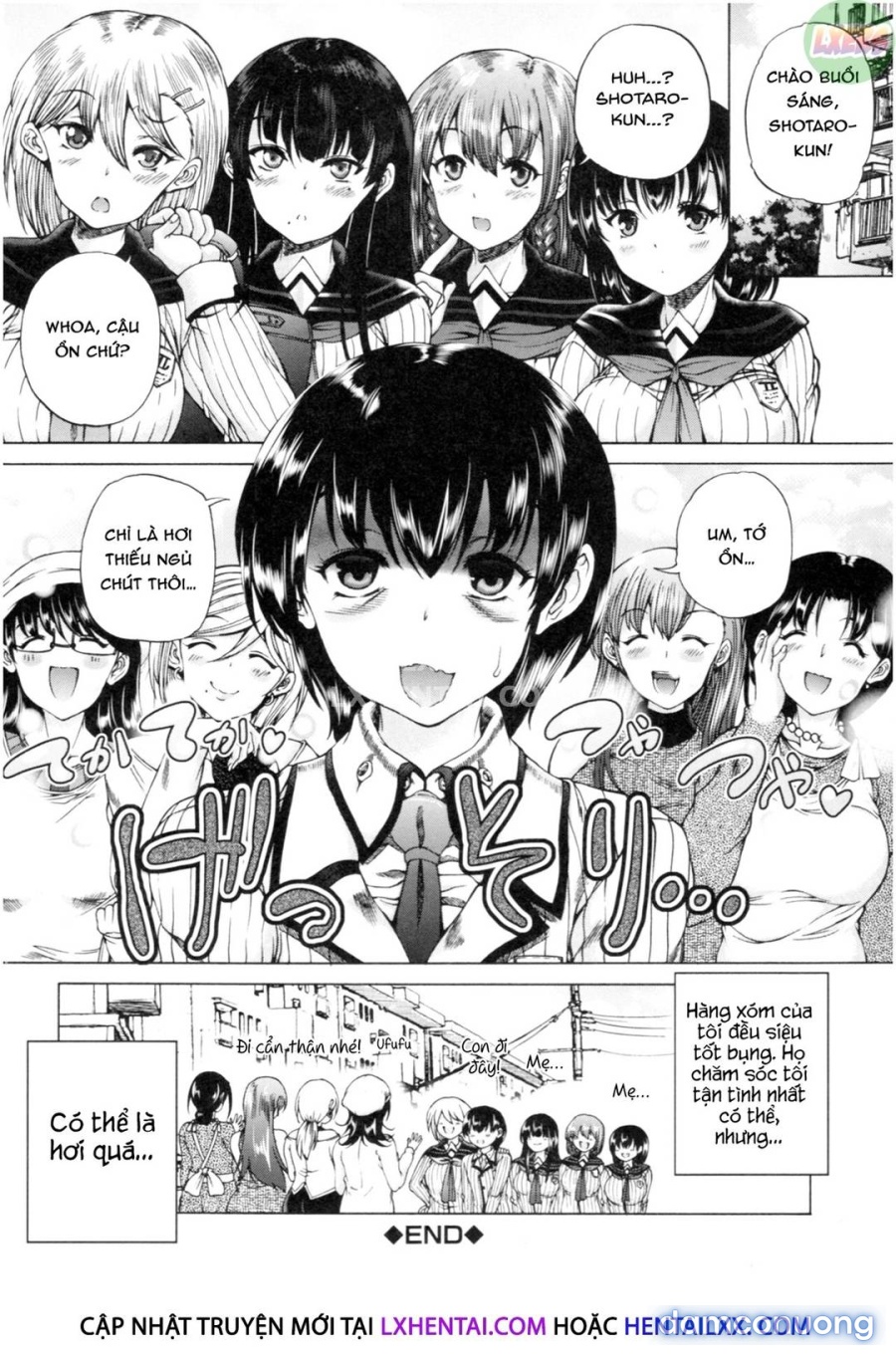 Dàn harem những bà cô hàng xóm 