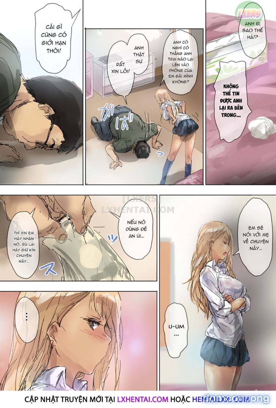 Nữ sinh gyaru đổi tính bởi cặc anh trai otaku 