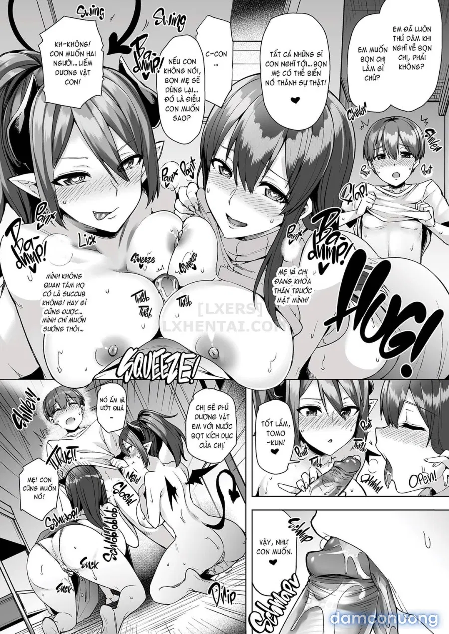 Mẹ và chị gái kế là succubus 
