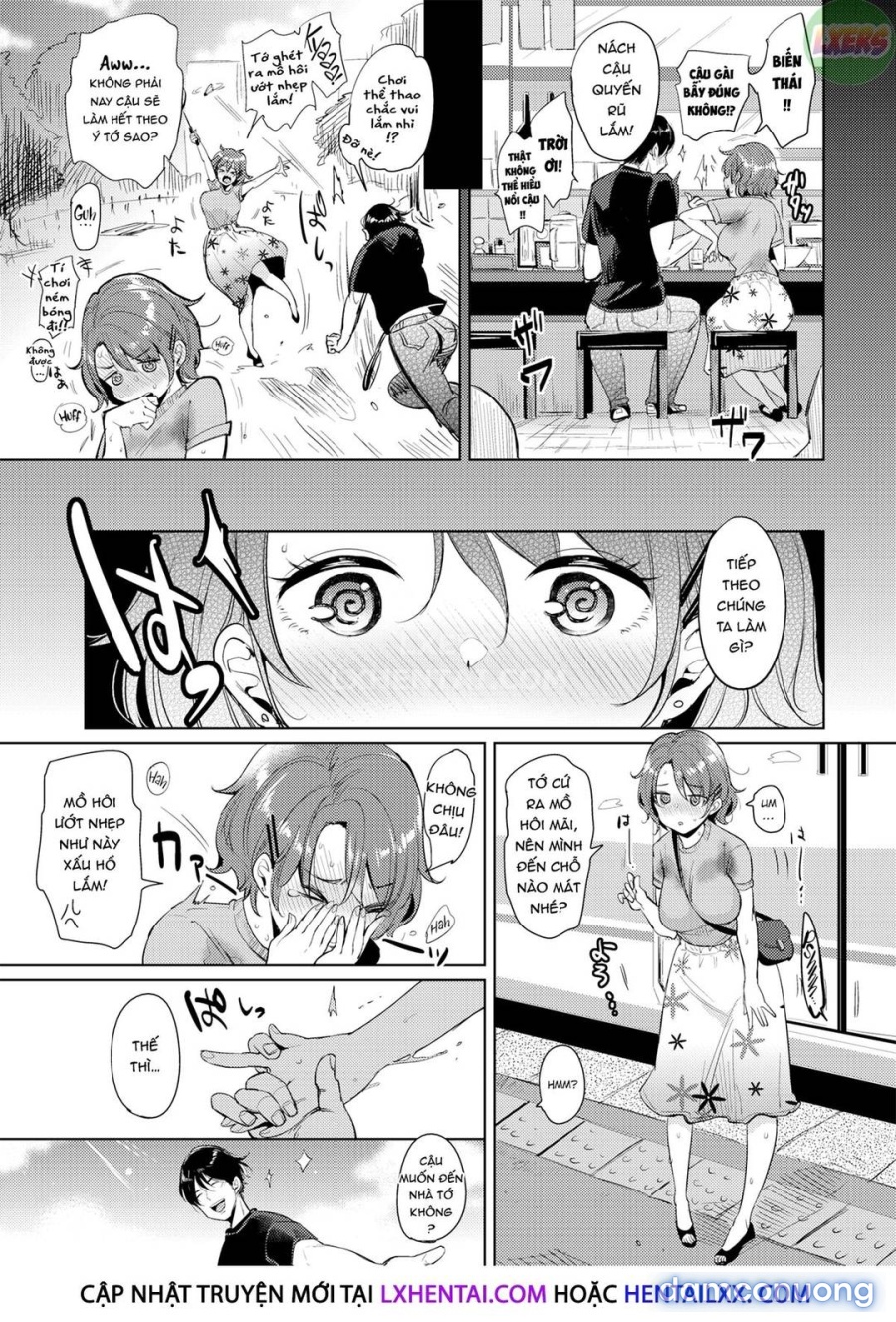 Satsuki-chan đẫm mồ hôi 