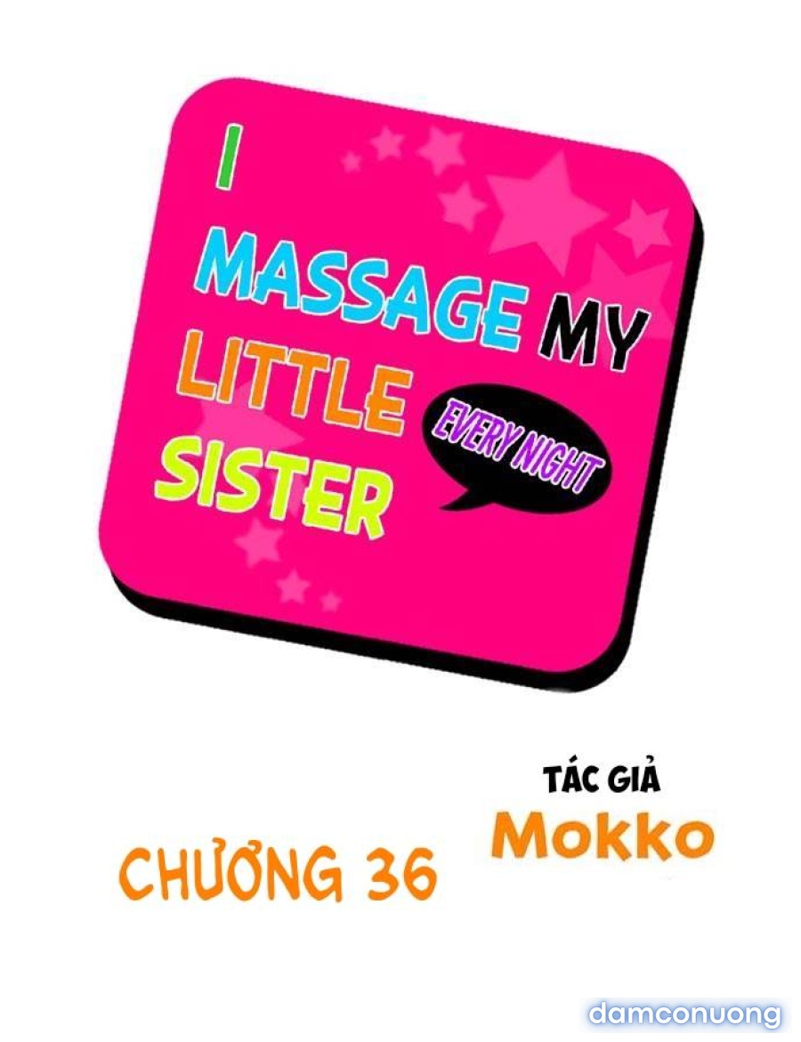 Tôi mát xa cho em gái mình hằng đêm 
