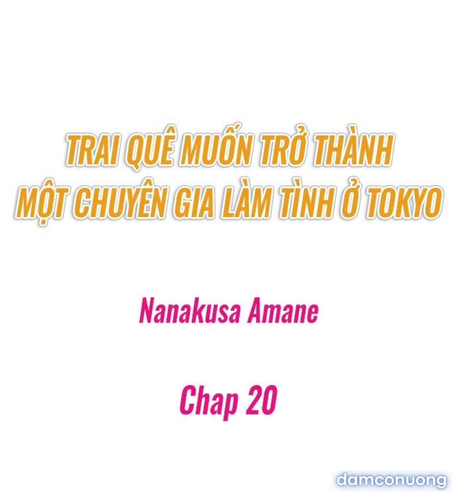 Trai quê muốn thành chuyên gia làm tình ở Tokyo 