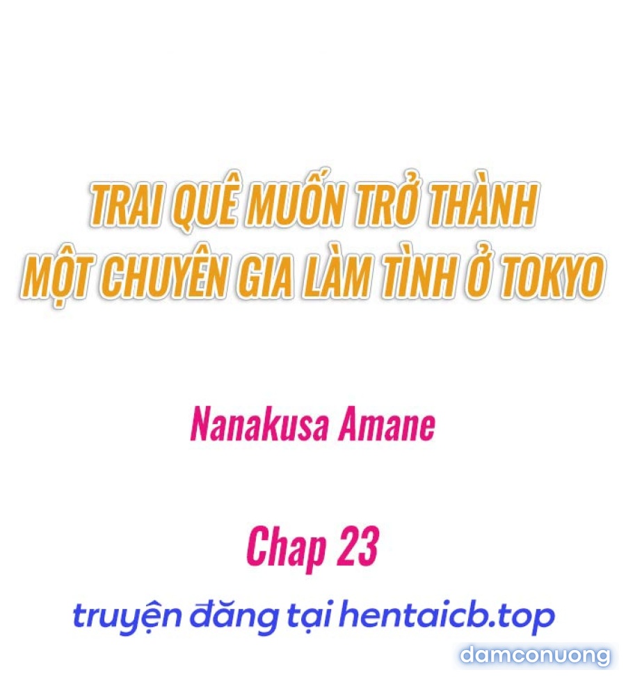 Trai quê muốn thành chuyên gia làm tình ở Tokyo 