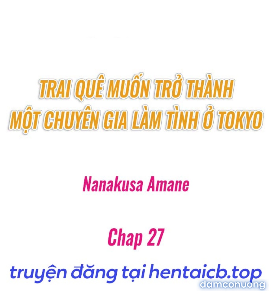 Trai quê muốn thành chuyên gia làm tình ở Tokyo 