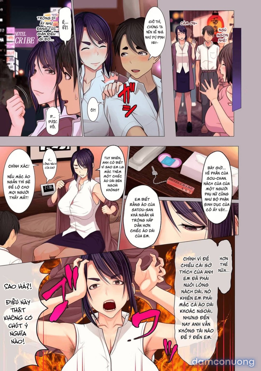 Nách, mồ hôi, chân... của dì! 