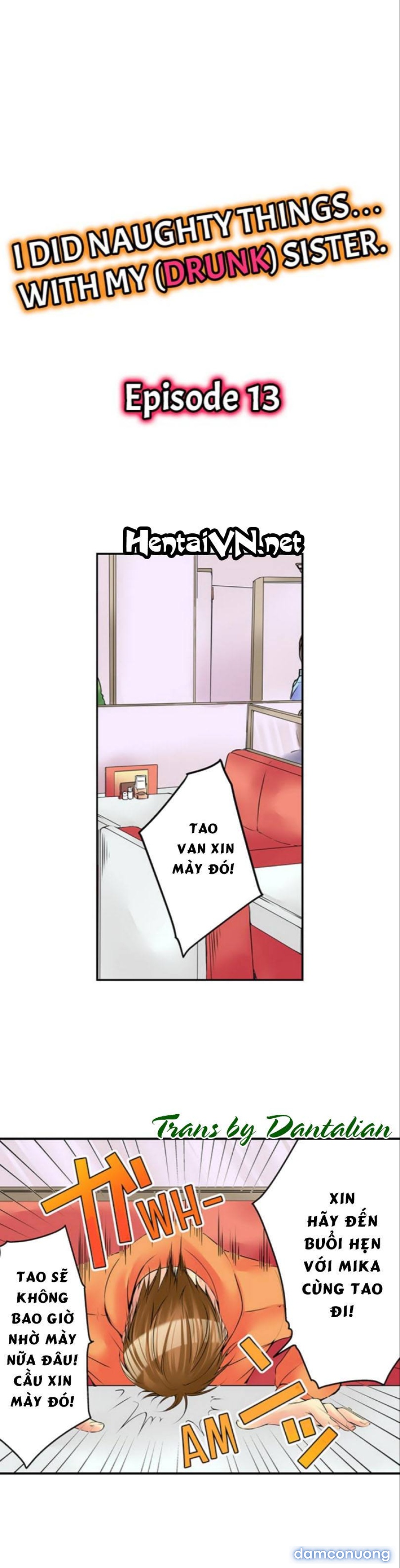 Tôi làm mấy trò bậy bạ với chị gái đang say 